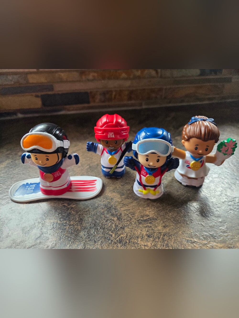 Little People Team USA Winter Olympics Collectors